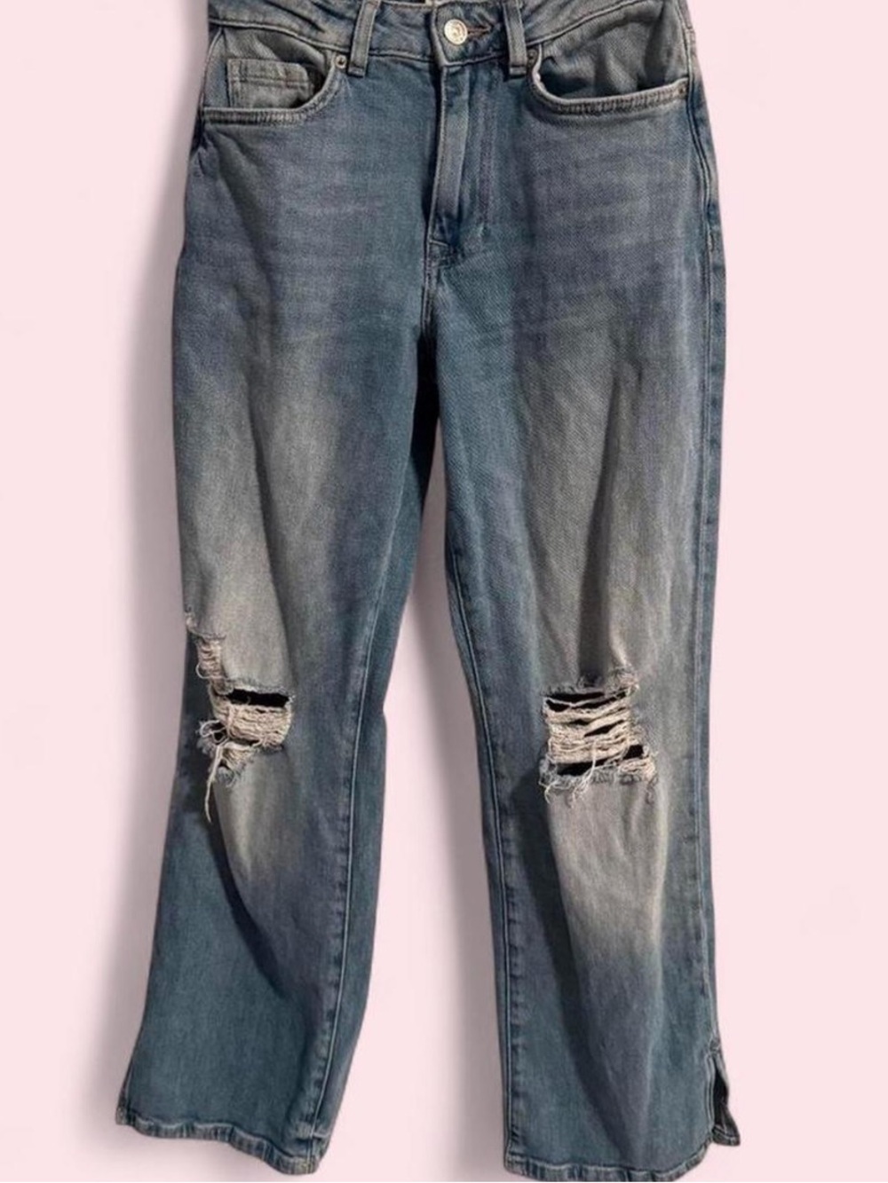 Distressed Blue Women’s Jeans